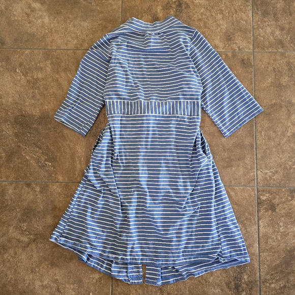 Blue Striped | BABY BE MINE | Long Sleeve Robe - Picture 2 of 4